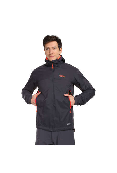 Fotogalerie Men's windproof insulated ALPHA JACKET mango/caramel