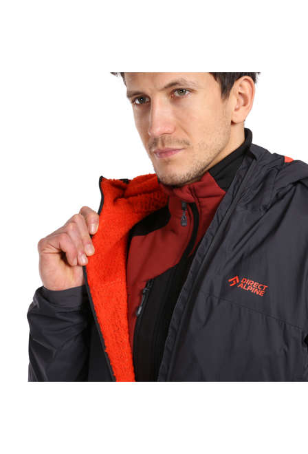 Fotogalerie Men's windproof insulated ALPHA JACKET navy/anthracite