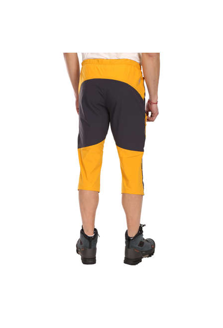 Fotogalerie Men's climbing Pants ASCENT Light 3/4 anthracite/mango