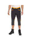 Fotogalerie Men's climbing Pants ASCENT Light 3/4 anthracite/mango