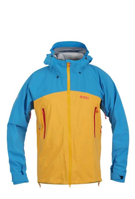 Fotogalerie Men's Waterproof Hardshell Jacket DEAMON mango/ocean