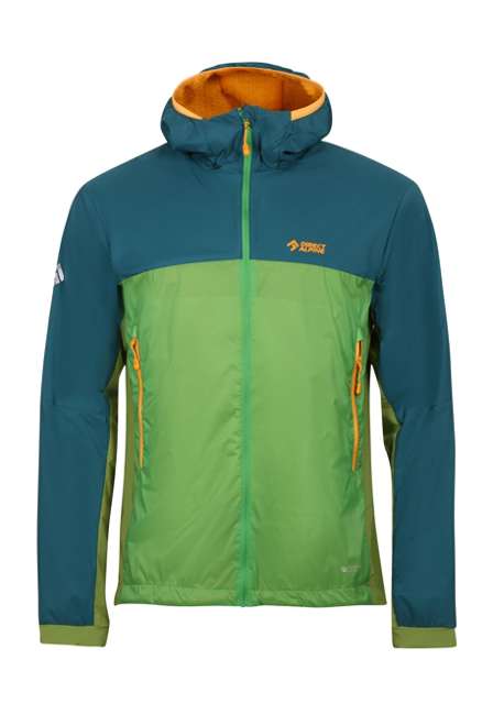 Fotogalerie Men's windproof insulated Alpha Jacket green/emerald