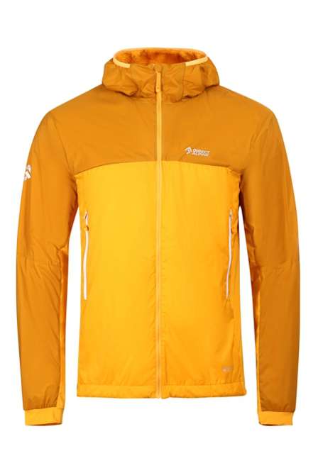 Fotogalerie Men's windproof insulated ALPHA JACKET mango/caramel