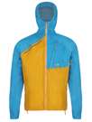 Fotogalerie Men's Waterproof Ultra-Light Hardshell Jacket CYCLONE mango/ocean