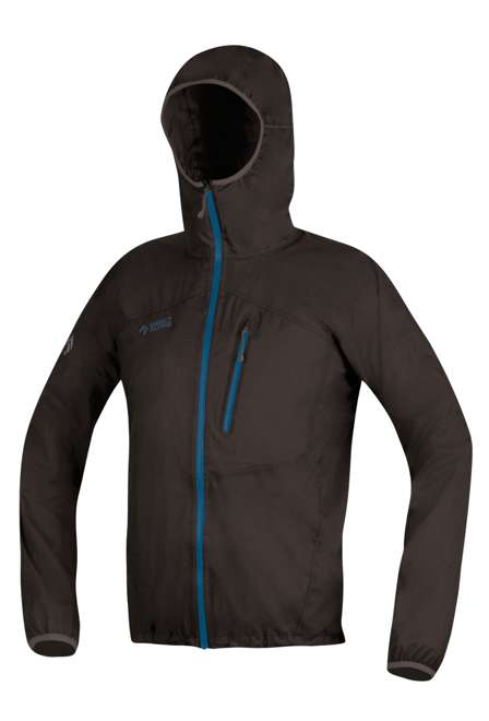 Fotogalerie Men's Waterproof Ultra-Light Hardshell Jacket CYCLONE black/petrol