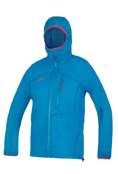 Fotogalerie Men's Waterproof Ultra-Light Hardshell Jacket CYCLONE ocean/brick