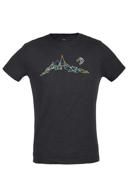 Fotogalerie Men's Cotton T-Shirt Bosco anthracite (Triangles)