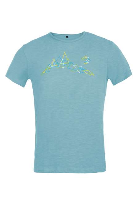 Fotogalerie Men's Cotton T-Shirt Bosco arctic (Triangles)