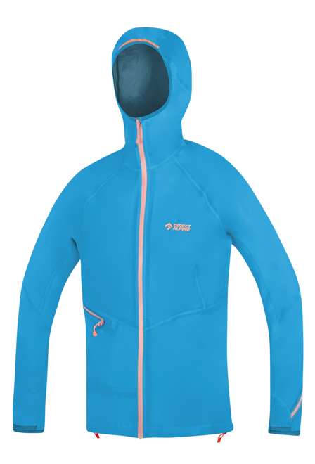 Fotogalerie Women's Ultralight Waterproof Hardshell Jacket CYCLONE ocean/coral