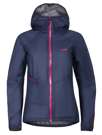 Fotogalerie Women's Ultralight Waterproof Hardshell Jacket CYCLONE navy/orchid