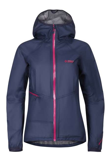 Fotogalerie Women's Ultralight Waterproof Hardshell Jacket CYCLONE navy/orchid