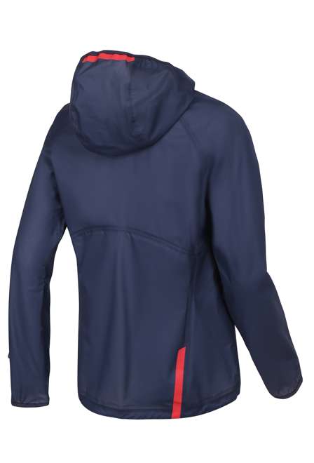 Fotogalerie Women's Ultralight Waterproof Hardshell Jacket CYCLONE navy/orchid