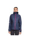 Fotogalerie Women's Ultralight Waterproof Hardshell Jacket CYCLONE navy/orchid