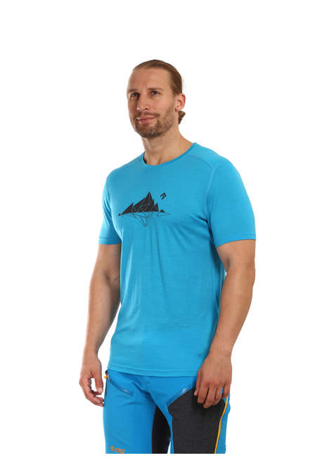 Fotogalerie Men's Merino T-Shirt FURRY ocean (Glacial lake)