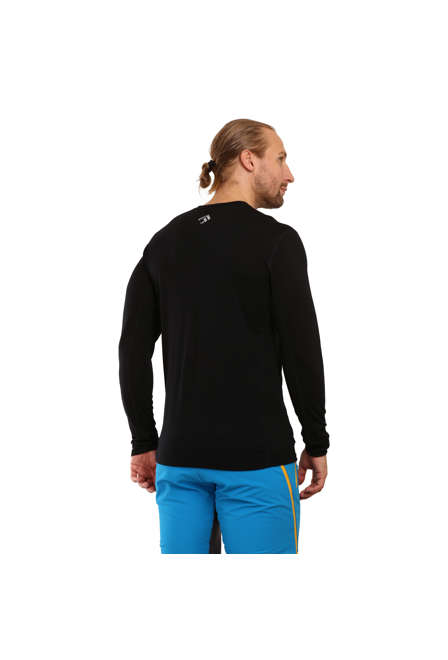 Fotogalerie Men's Merino T-Shirt FURRY LONG black (DA)