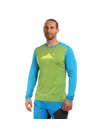 Fotogalerie Men's Merino T-Shirt FURRY LONG green/ocean (Glacial lake)