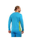 Fotogalerie Men's Merino T-Shirt FURRY LONG green/ocean (Glacial lake)