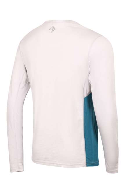 Fotogalerie Men's Merino T-Shirt FURRY LONG emerald/grey (Glacial lake)