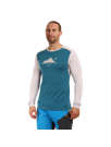 Fotogalerie Men's Merino T-Shirt FURRY LONG emerald/grey (Glacial lake)