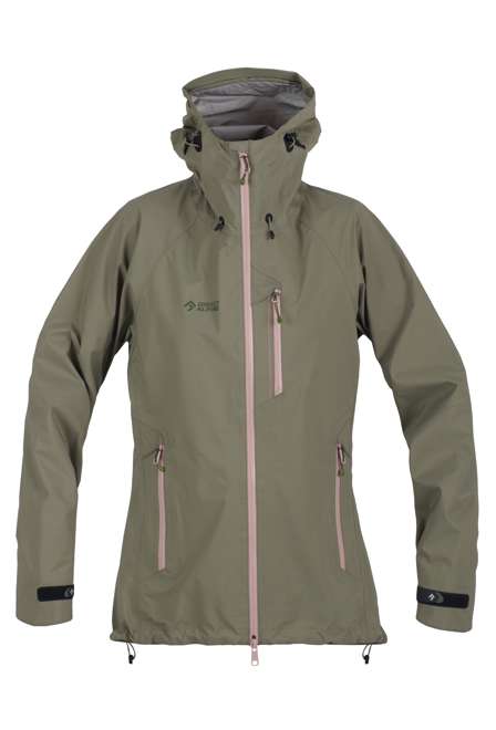 Fotogalerie Waterproof Women's Jacket TALUNG LADY khaki/coral