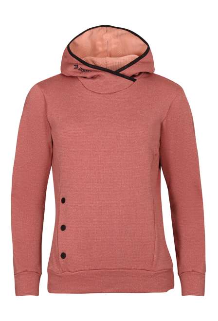 Fotogalerie Women's outdoor Hoodie HOODIE TECH LADY coral