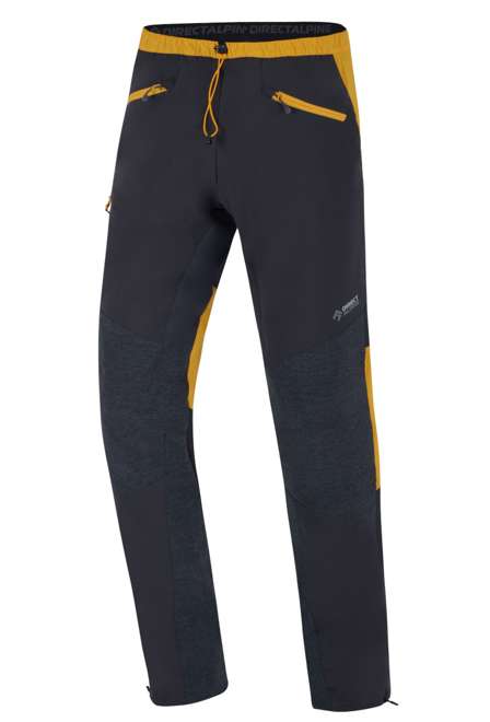 Fotogalerie Men's climbing Pants ASCENT Light anthracite/mango