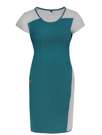 Fotogalerie Women's cotton dress FLOWY LADY emerald/grey