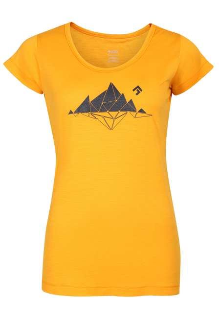 Fotogalerie Women's Merino T-Shirt FURRY LADY mango (Glacial lake)