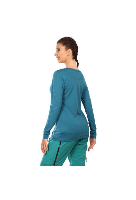 Fotogalerie Women's Merino Shirt FURRY LONG LADY emerald (Glacial lake)