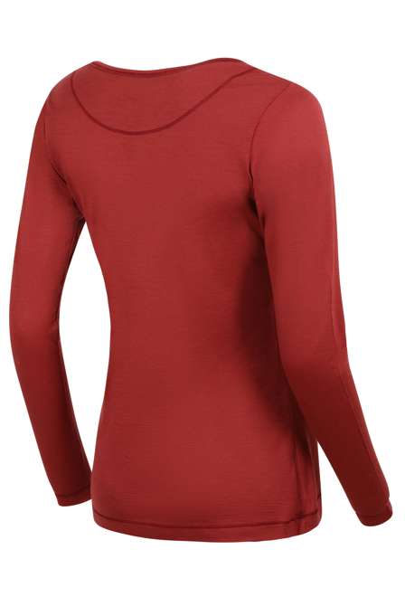 Fotogalerie Women's Merino Shirt FURRY LONG LADY palisander (Silent hills)