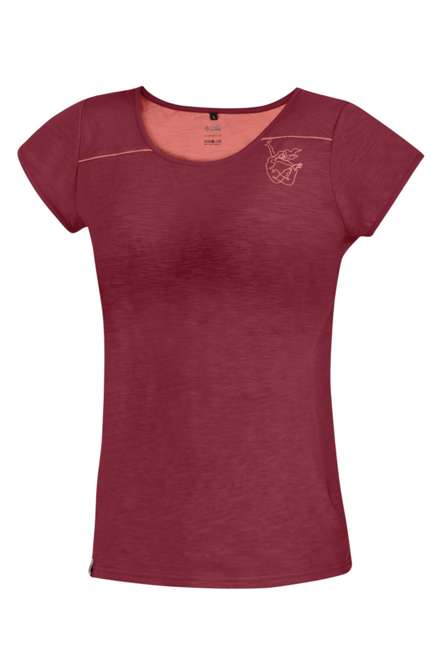 Fotogalerie Women's T-shirt YOGA FREE LADY palisander