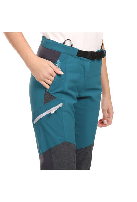 Fotogalerie Women's outdoor trousers CASCADE LADY emerald/grey