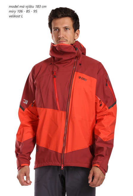 Fotogalerie Men's Hardshell Jacke GUIDE palisander/brick