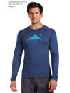 Fotogalerie Men's Merino T-Shirt FURRY LONG navy (Glacial lake)