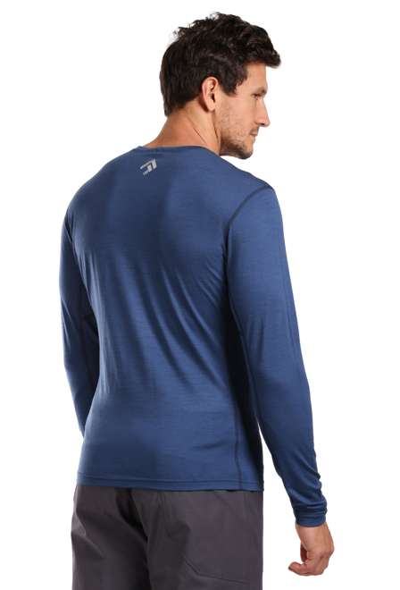 Fotogalerie Men's Merino T-Shirt FURRY LONG navy (Glacial lake)