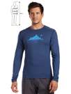 Fotogalerie Men's Merino T-Shirt FURRY LONG navy (Glacial lake)