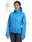 Fotogalerie Women's Hardshell Jacket GUIDE LADY ocean/orchid