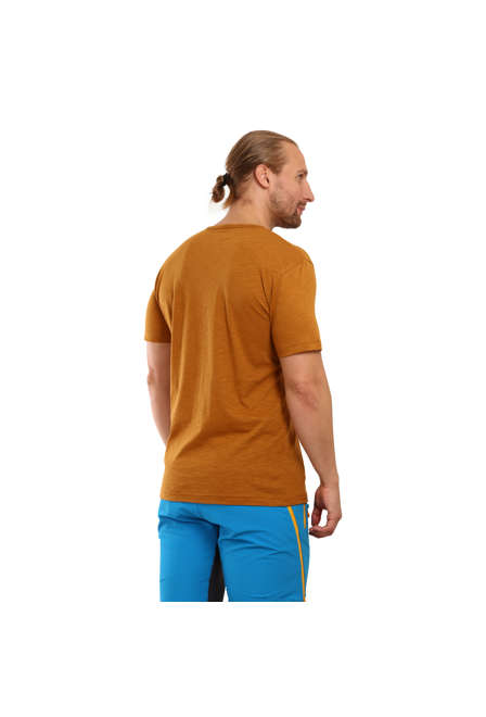 Fotogalerie Men's Cotton T-Shirt Bosco caramel (Geometric)