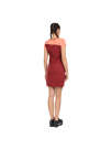 Fotogalerie Women's cotton dress FLOWY LADY palisander/coral
