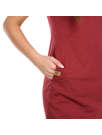 Fotogalerie Women's cotton dress FLOWY LADY palisander/coral